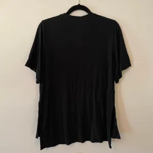 Aday Black Essentialist Short Sleeve T-Shirt Stretchy Oversized Women size Small thumbnail 7