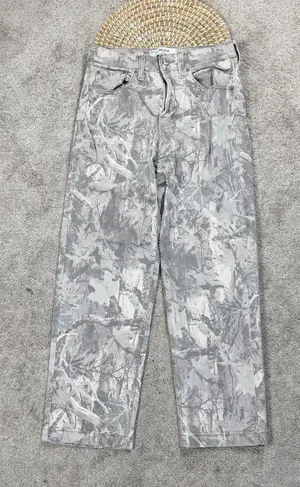 Hollister Women’s Camo Baggy Pants High Rise Skater W28 L30 thumbnail 1
