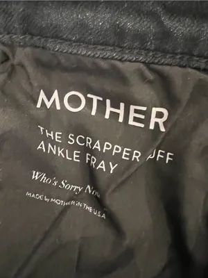 Mother Jeans The Scrapper Ankle Cuff in Who’s Sorry Now thumbnail 6