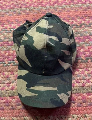 ARMY CAMO BLANK ADJUSTABLE BASEBALL hat thumbnail 1