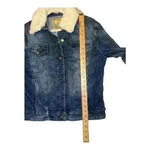 Michael Kors Womens‎ Faux Fur Jean Jacket, Small thumbnail 7