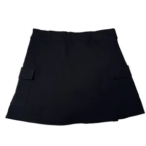 Active USA Black Pleated Cargo Skort M Y2K Schoolcore Dark Academia Utility thumbnail 3