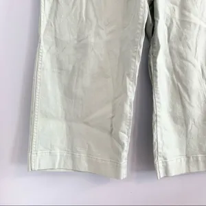 Madewell high rise crop jean wide leg light green size‎ 24 thumbnail 9