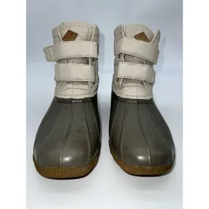 Sperry Beige Upper/Putty Rubber Women's Saltwater Jetty Duck Boots Size 9 thumbnail 4