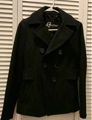 Womens Guess‎ black winter Coat thumbnail 1