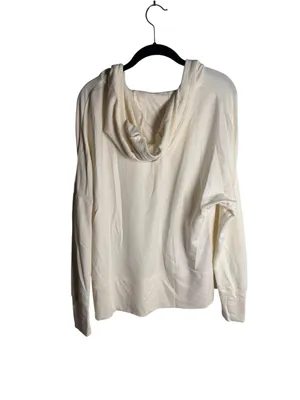Alo Yoga Fluid Tunic Hoodie in cream Small thumbnail 3