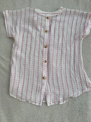 NWT Blu Pepper Women’s -top Floral Pink Size M thumbnail 9