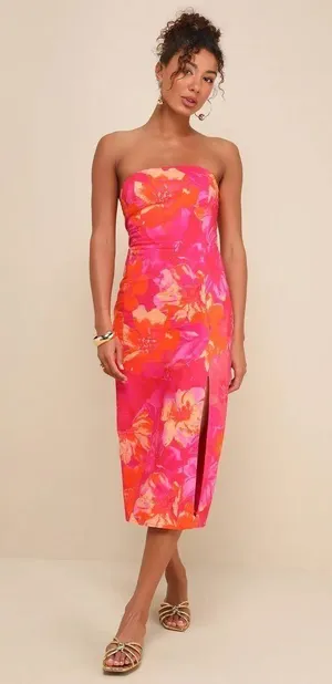 Lulus Midi Dress thumbnail 1