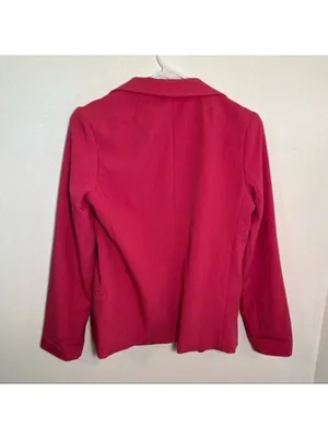 Silence + Noise Urban Outfitters Women's Size Small Boyfriend Blazer Open Pink thumbnail 7