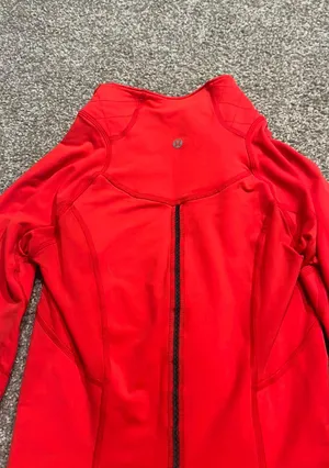 Lululemon Red Half-Zip thumbnail 4
