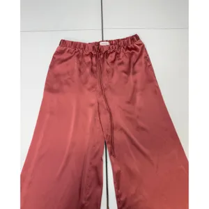 Rosetta Getty Wide Leg Satin Pull On Pants XL thumbnail 3