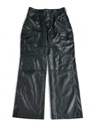 Gap Leather Cargo Pants 🖤 thumbnail 1