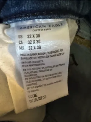 American Eagle Outfitters Light Blue Jeans 32x30 thumbnail 5