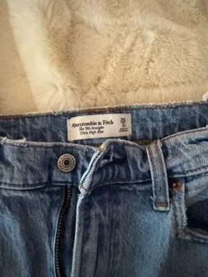 Abercrombie High-Rise Jeans 90s Straight thumbnail 2