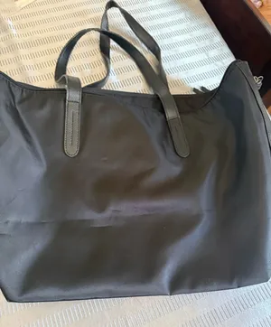Botkier New York Bond Black Nylon Tote Bag Leather Trim Side Zip Detail thumbnail 1