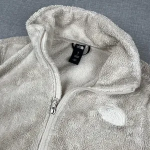 The North Face Osito Fleece Jacket Womens S Cream Ivory Full Zip High Pile thumbnail 2