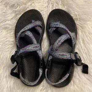 Chaco Sandals size 8 good condition color purple blue see all photos thumbnail 12