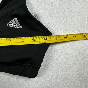 Adidas Climalite Sports Bra Black Medium Racerback Medium Support thumbnail 6