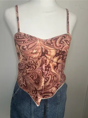 Romwe Y2K Style Handkerchief Camisole Tank Top thumbnail 1