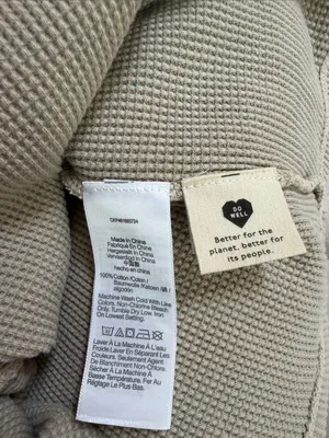 Madewell Purple and Tan Waffle Knit Scoop Neck Tank thumbnail 9