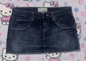 Y2K mini skirt Blue thumbnail 1