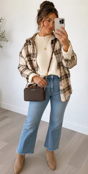 Michael Kors Brown Crossbody Bag Signature thumbnail 1