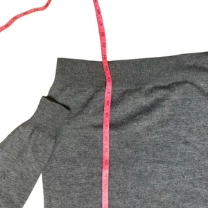 90s Vintage J Crew Gray Italian Cashmere Crewneck Sweater Small thumbnail 3
