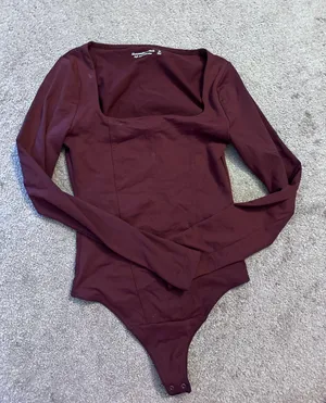 Abercrombie Red Bodysuit thumbnail 1