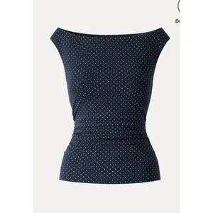 OGLmove Stretch Cotton Polka Dot Square Neck Bra Top Black XL New With Tags thumbnail 5