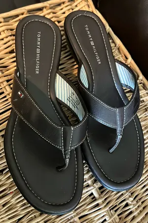 Tommy Hilfiger Leather Sandals Brown thumbnail 1