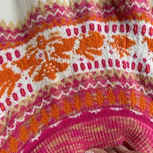 Free People fair isle Nellie Sweater Whisper White Combo bunny easter textured thumbnail 9