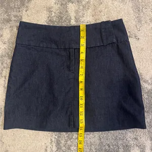 Mossimo Dark Blue Denim Skirt Size 4 thumbnail 5