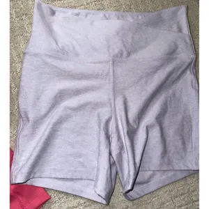 Athletic Works Biker Shorts Women S Pink Lavender Crossover Waist Bundle‎ 2 pair thumbnail 8