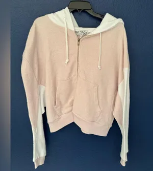 Wildfox Milk Run Women’s Cream & White Hoodie Size Small thumbnail 2