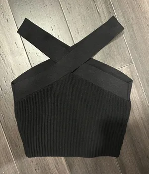 Aritzia Cross Neck Tank thumbnail 1