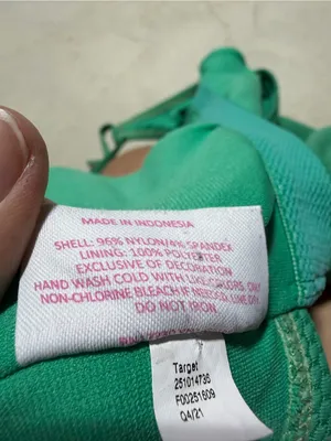 Stoney Clover Lane x target Green Textured One-Piece Swimsuit small thumbnail 5
