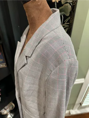 The Limited Glen Plaid Double‑Breasted Blazer – NWT – Size 14 thumbnail 5