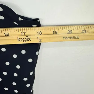 A Byer‎ Dress Women Medium Polka Dot Sleeveless Euro Summer Preppy Parisian thumbnail 3