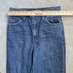 Levi's High Waisted Straight Denim Jeans Distressed Blue Women's Size 25 thumbnail 9