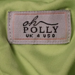 Oh Polly Ruched Mesh Corset Mini Dress Womens Size‎ 0 Lime Green Neon Party thumbnail 2