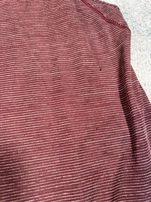 Lululemon Racerback Tank Top Burgundy Stripe thumbnail 8