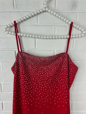 Red Glitter Sparkle Dress thumbnail 4