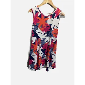 Krimson Klover Floral Dress Womens Small‎ Pink Orange Strappy Back Summer Active thumbnail 2