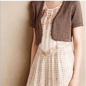One September Anthropologie White‎ Embroidered Sleeveless Shift Dress Small thumbnail 12