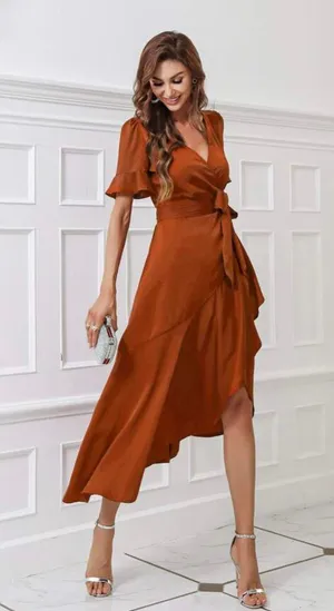 Satin Dress thumbnail 1