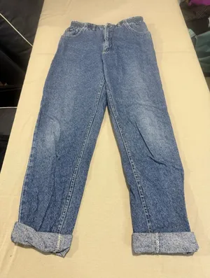 Vintage Lee Women's High Rise Jeans Elastic Waist‎ Band Size 12L thumbnail 1