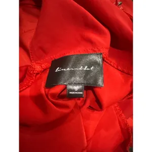 Line & Dot Harles Satin Maxi Dress – Red – Size Small New‎ thumbnail 4