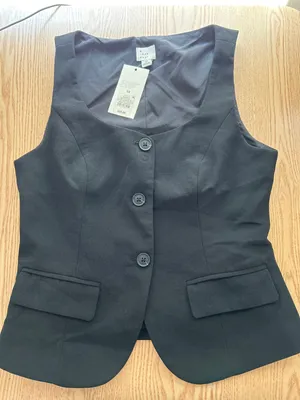 New Women's A New Day Vest Polyester Some Stretch Black Size Xs thumbnail 1