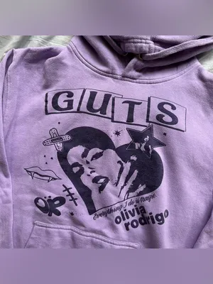 Olivia Rodrigo Fan Made Purple Hoodie thumbnail 2