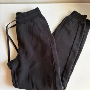 Lululemon Black Drawstring Jogger Pants thumbnail 1